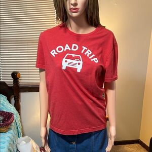 Banana Republic Road Trip Red Graphic Tee M